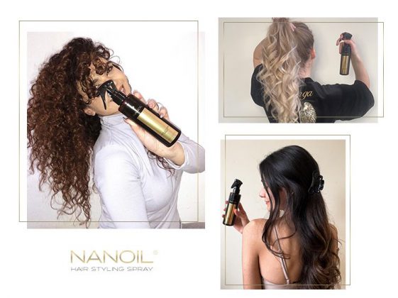 Suihke muotoiltavien hiusten puolesta nanoil